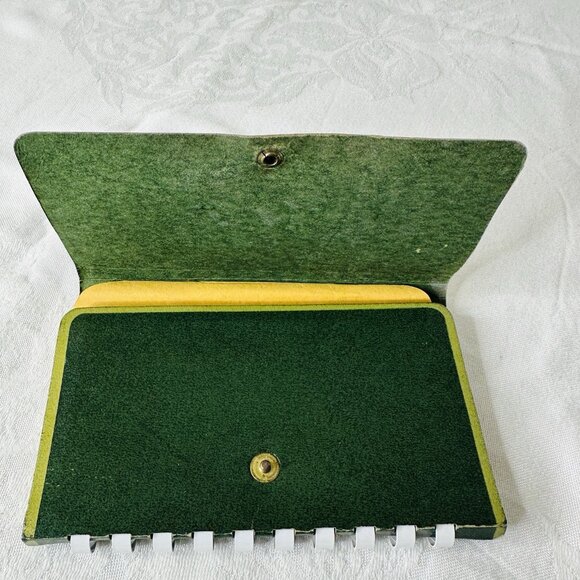 Vintage Dollar Saver Budget File Income Expenses Pad Envelopes Snap Close Binder - Picture 2 of 14